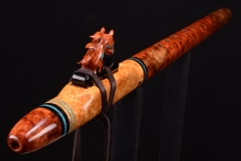 Yellow Cedar Burl Native American Flute, Minor, Low C-4, #G1C